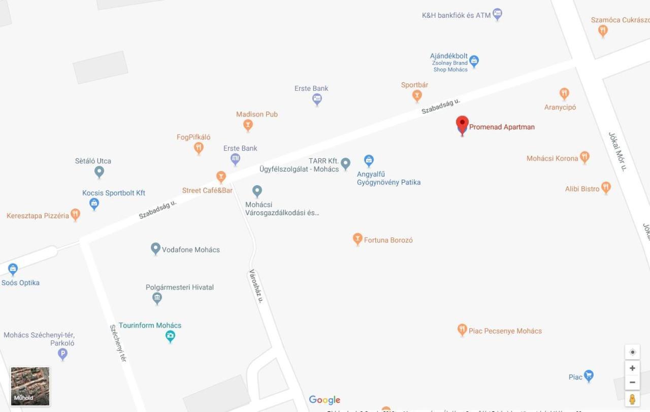 Promenad Apartman Mohacs Bagian luar foto